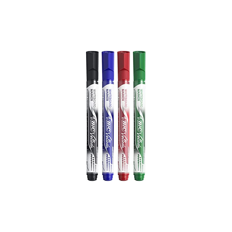 Marker Whiteboard BIC Velleda Setx4 Buc Pentru Tabla Magnetica